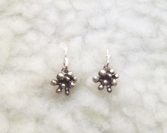 Sterling or Brass Earrings  (Starbursts)