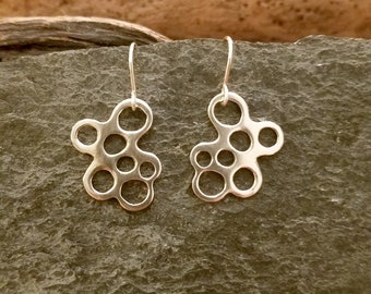 Dancing amoeba earrings