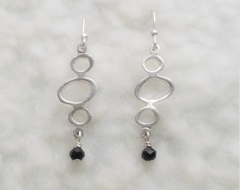 Sterling Silver Open Spaces Earrings