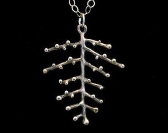 Sterling Silver Necklace  (Winter Tree)