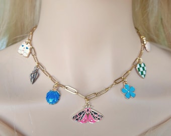 Collana con ciondolo in oro personalizzato, gioielli personalizzati, crea il tuo