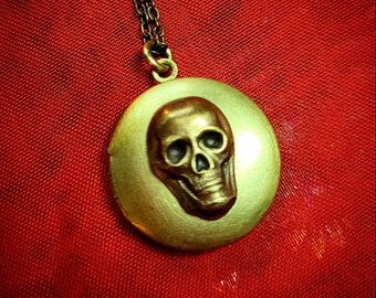 skull locket
