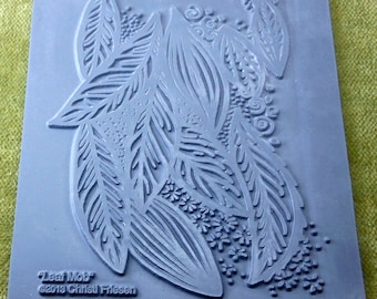 Rubber stamp Leaf Mob the name says it all this stamp