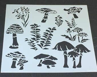 Nature stencil | Etsy