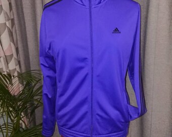 Purple Adidas Jacket - Etsy UK