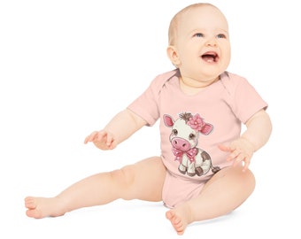 MuMu Collectie - Biologische babybody met korte mouwen