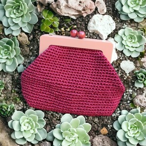 Claret Red Wooden Scholarship Bag, Stylishly Designed Handmade Bags zdjęcie 6