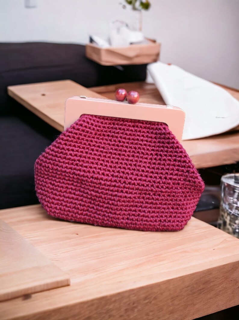 Claret Red Wooden Scholarship Bag, Stylishly Designed Handmade Bags zdjęcie 4