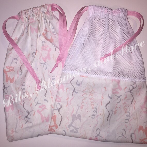 ballet shoe bags personalized