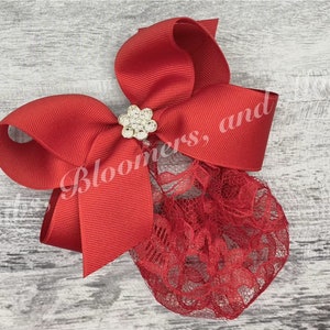 Ballet Snood Hair Bow Buncover, Personalized Snood, Monogrammed Ballet Bow