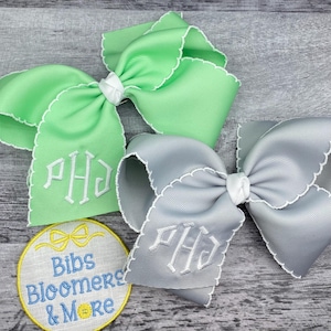 Moonstitch Monogrammed Hair Bow bild 8