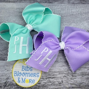 Moonstitch Monogrammed Hair Bow bild 7