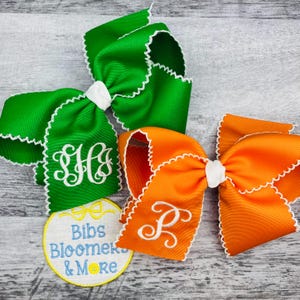 Moonstitch Monogrammed Hair Bow bild 5