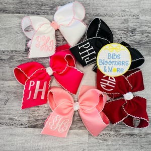 Moonstitch Monogrammed Hair Bow bild 9