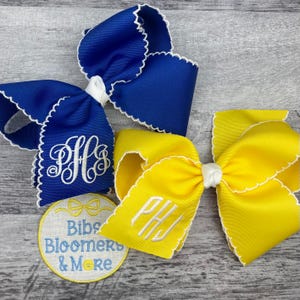 Moonstitch Monogrammed Hair Bow bild 6