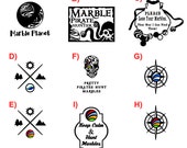 Marble Hunter Decals (YOUR CHOICE)