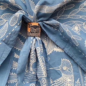 Desert Bandana in denim color image 1