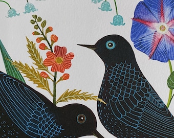 Two Black Birds