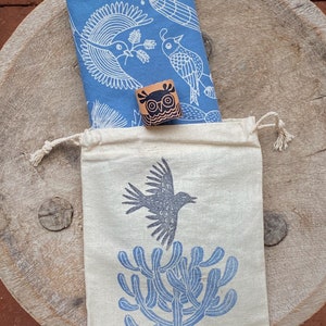 Desert Bandana in denim color image 2