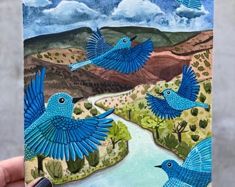 Rio Chama Watercolor original