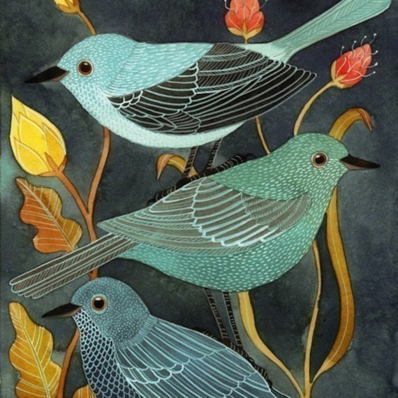 Three Little Birds Etsy
