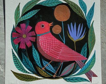 Laurel Wreath giclee print