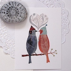 Lovebirds Print image 3