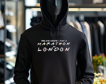 T-shirt Marathon Londres 2025 - Gildan Noir - Personnalisable (S à 5XL)