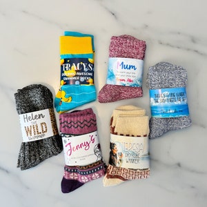 Personalized Swimmer Socks: Custom Cold Water Dipping Gift