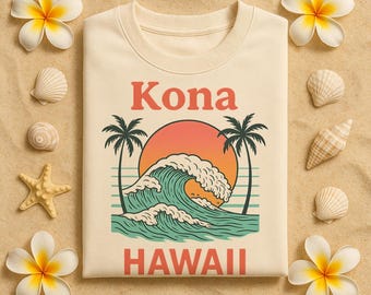 Kona Hawaii Triathlete T-Shirt: Swim Bike Run Gift