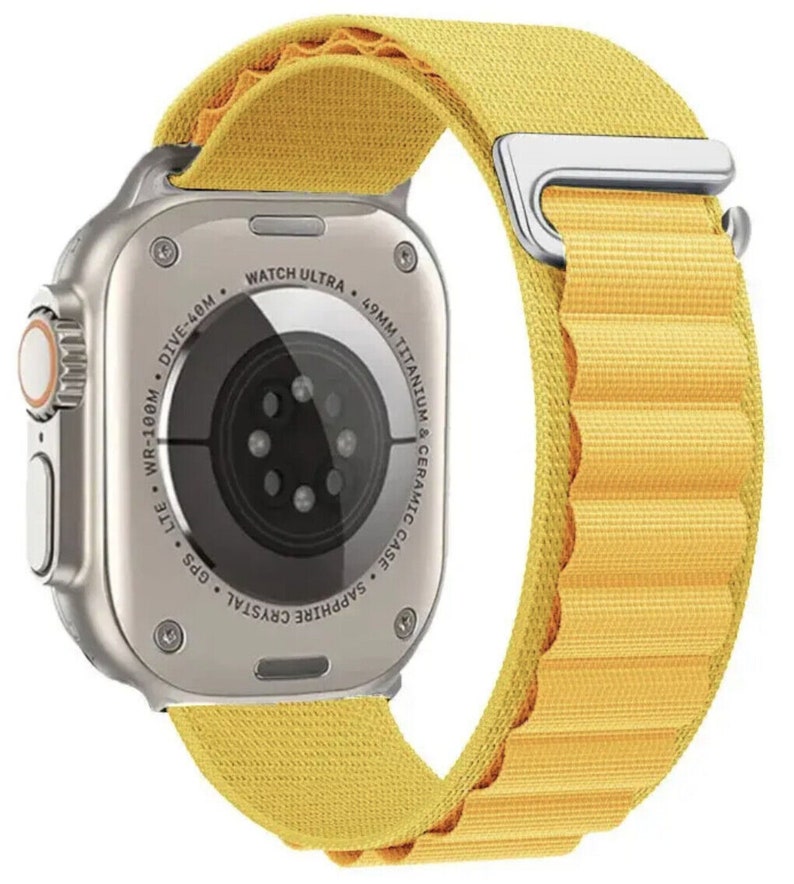 PRIJS PROMOTIE NYLON ALPINE Solo Loop-armband voor Apple Watch 42-49 mm 3-9 Ultra Trail Loop Ocean afbeelding 7