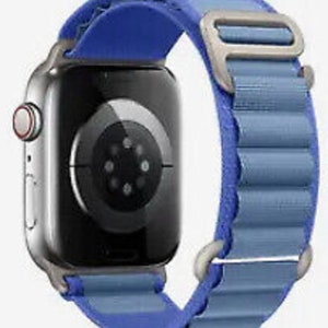 PRIJS PROMOTIE NYLON ALPINE Solo Loop-armband voor Apple Watch 42-49 mm 3-9 Ultra Trail Loop Ocean afbeelding 8