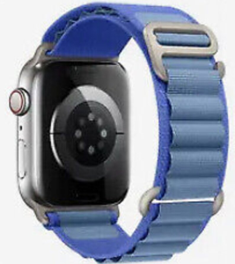 PRIJS PROMOTIE NYLON ALPINE Solo Loop-armband voor Apple Watch 42-49 mm 3-9 Ultra Trail Loop Ocean afbeelding 8