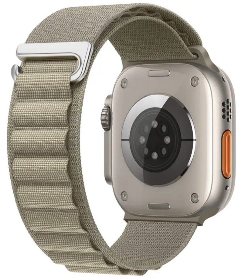 PRIJS PROMOTIE NYLON ALPINE Solo Loop-armband voor Apple Watch 42-49 mm 3-9 Ultra Trail Loop Ocean afbeelding 4