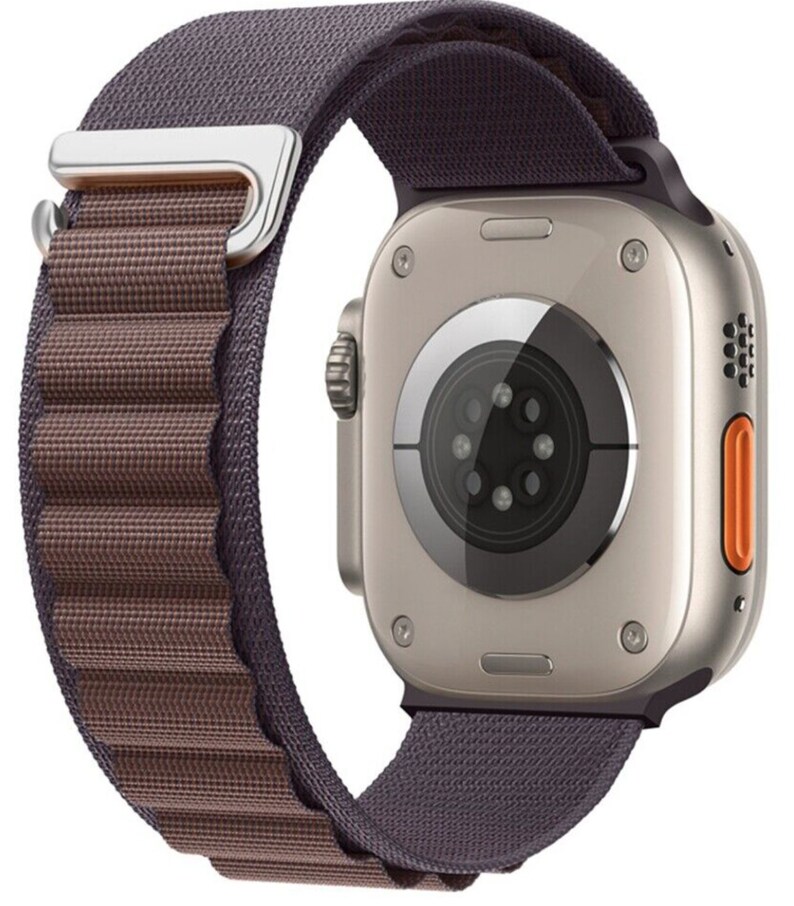 PRIJS PROMOTIE NYLON ALPINE Solo Loop-armband voor Apple Watch 42-49 mm 3-9 Ultra Trail Loop Ocean afbeelding 9