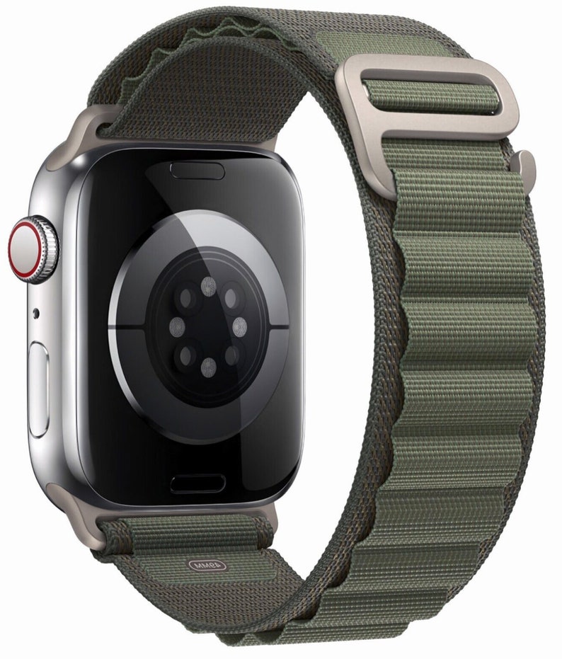 PRIJS PROMOTIE NYLON ALPINE Solo Loop-armband voor Apple Watch 42-49 mm 3-9 Ultra Trail Loop Ocean afbeelding 3