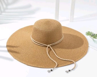 Tan Women's Straw Hat