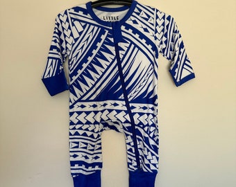 Samoan Baby Onesie Navy