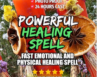 Powerful Healing Spell - Restore physical vitality, emotional peace, spiritual cleansing, and holistic recovery