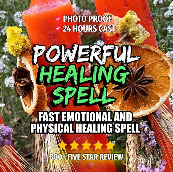 Powerful Healing Spell - Restore physical vitality, emotional peace, spiritual cleansing, and holistic recovery
