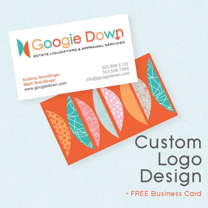 Custom Logo Design One of a kind logo AND free business card design image 1