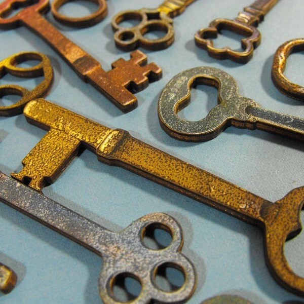 Wooden Skeleton Keys