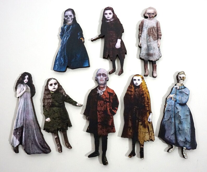 Zombie Wood Cuts Collection of 8 Killer Zombies Etsy