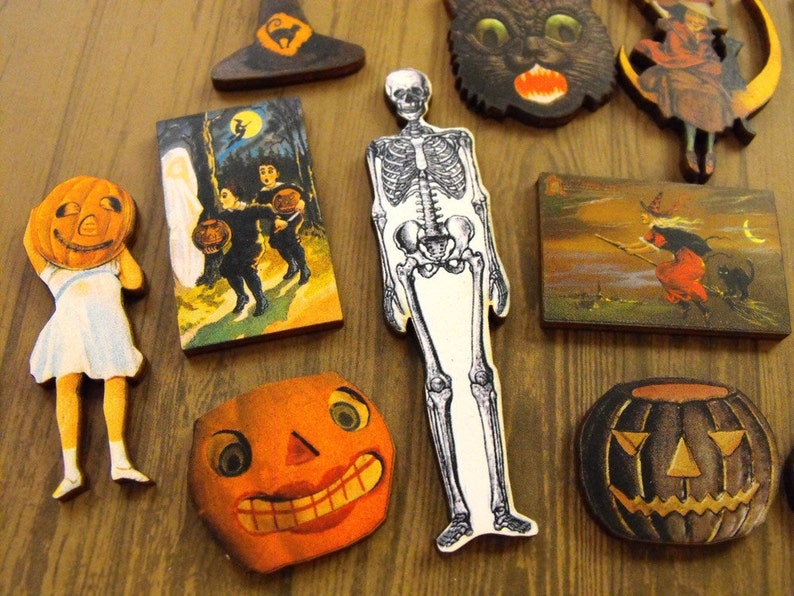 Wooden Halloween Cuts Etsy