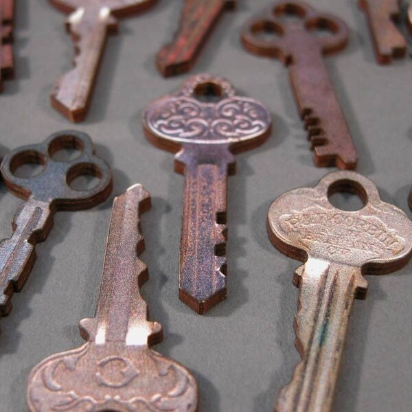 Wooden Vintage Keys