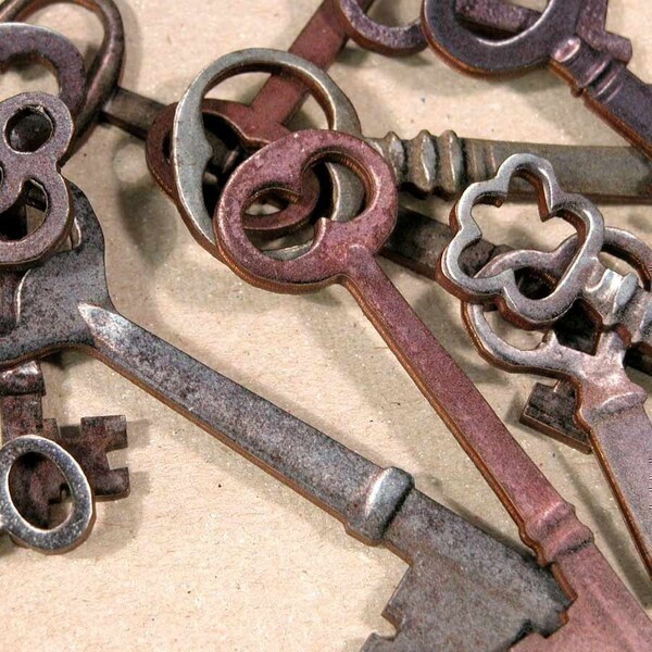 Wooden Skeleton Keys