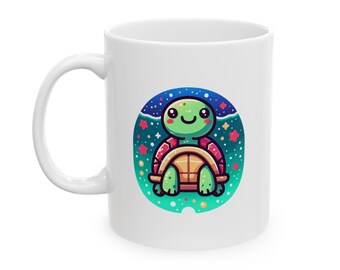 Turtle Ceramic Mug, (11oz)