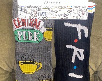 Friends Socks 2 Pairs Great Gift