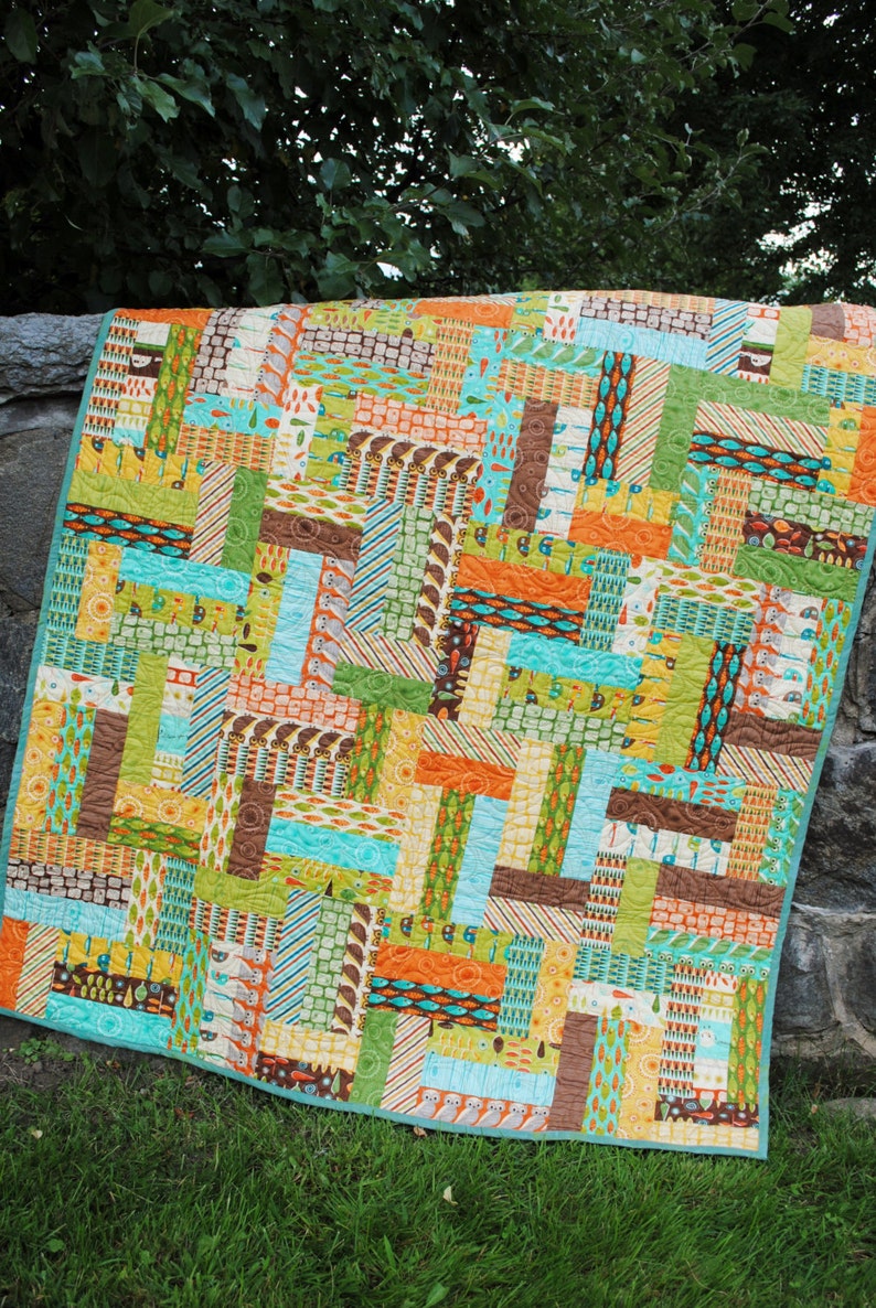 quilt pattern easy beginner quick strip and jelly