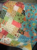 PDF Quilt Pattern.....Easy and Quick...two sizes, Flowers in the Garden 